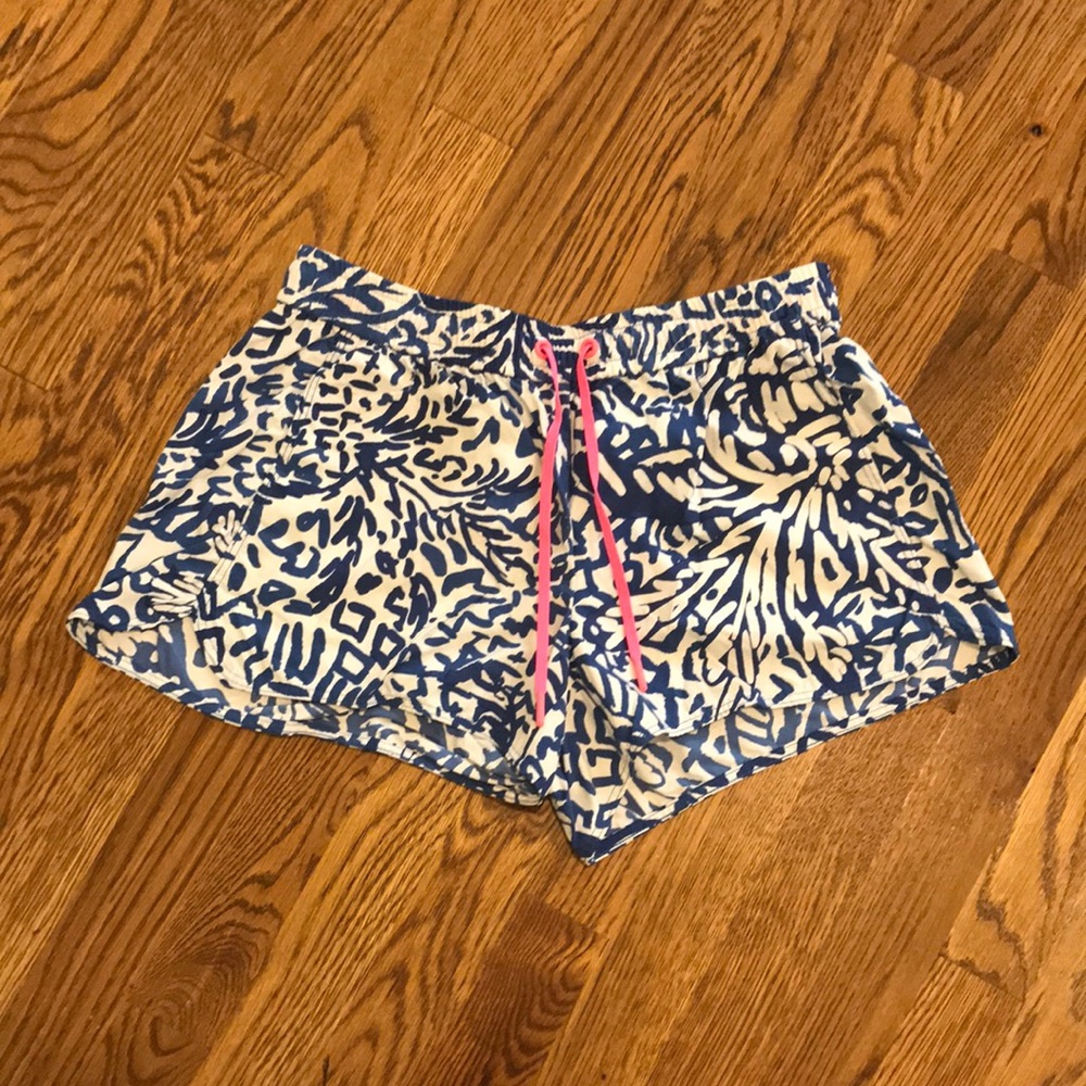 Lilly Pulitzer Blue Luxletic Shorts